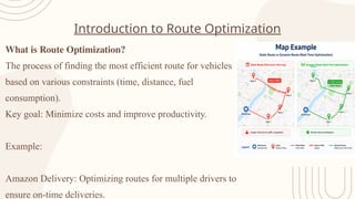 Real-Time Dynamic Route Optimization Algorithm for Efficient Vehicle ...