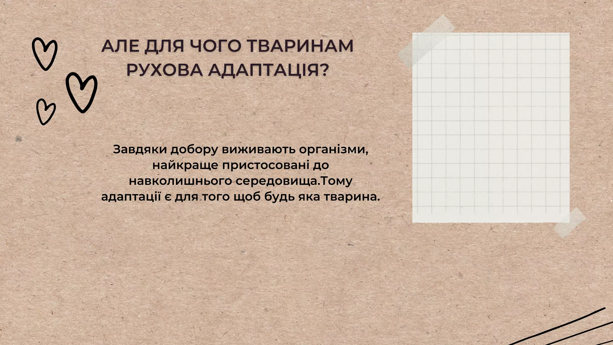 Завдяки добору виживають організми,
найкраще пристосовані до
навколишнього середовища.Тому
адаптації є для того щоб будь яка тварина.
 