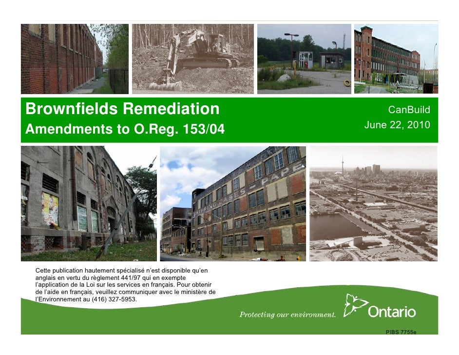 Brownfields Remediation
