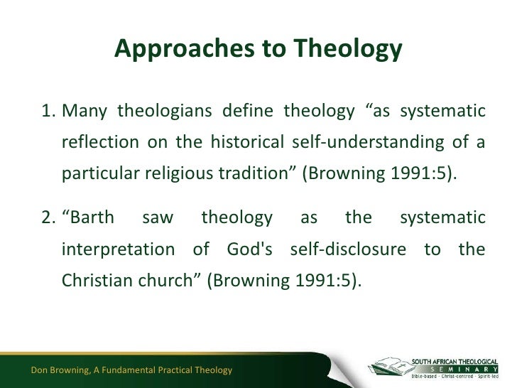 Browning's Fundamental Practical Theology