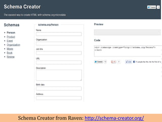 Schema Creator from Raven: http://schema-creator.org/
 