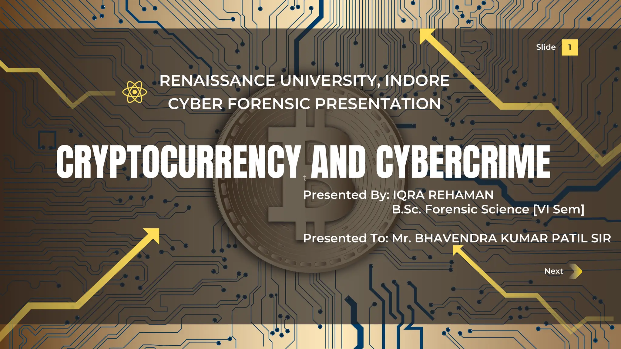 Cryptocurrency and cyber crime Presentation | PDF