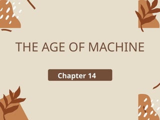 The Age of Machine: Evolution of Tools, Energy, and Industrial ...