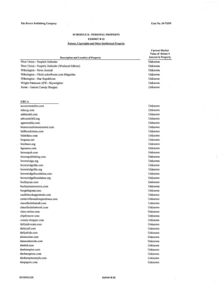Brown publishing schedules