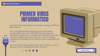 Historia del Primer Virus Informático: Creeper y su Antivirus | PDF