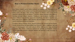 Eight Rasas Indian Poetics and Psychology: How Rasa Affects Human Emotions | PPTX