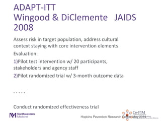 Adapt Itt Construction of an Implementation Science for Scaling Out Interventions ...
