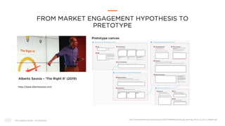2021 Digitas Health - Confidential
FROM MARKET ENGAGEMENT HYPOTHESIS TO
PRETOTYPE
Alberto Savoia – ‘The Right It’ (2019)
h...
