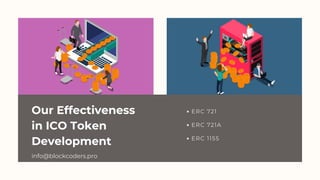 Our Effectiveness
in ICO Token
Development
ERC 721
ERC 721A
ERC 1155
info@blockcoders.pro
 