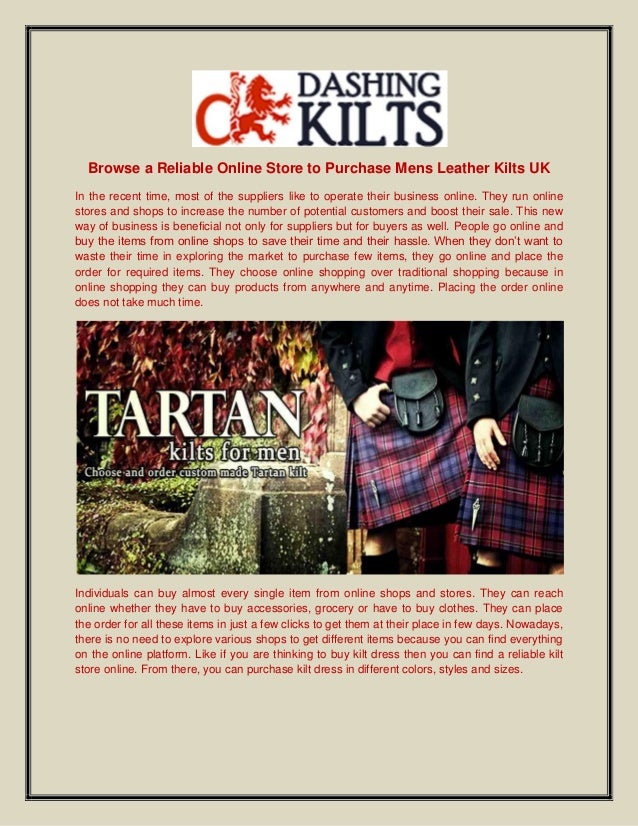 kilt suppliers