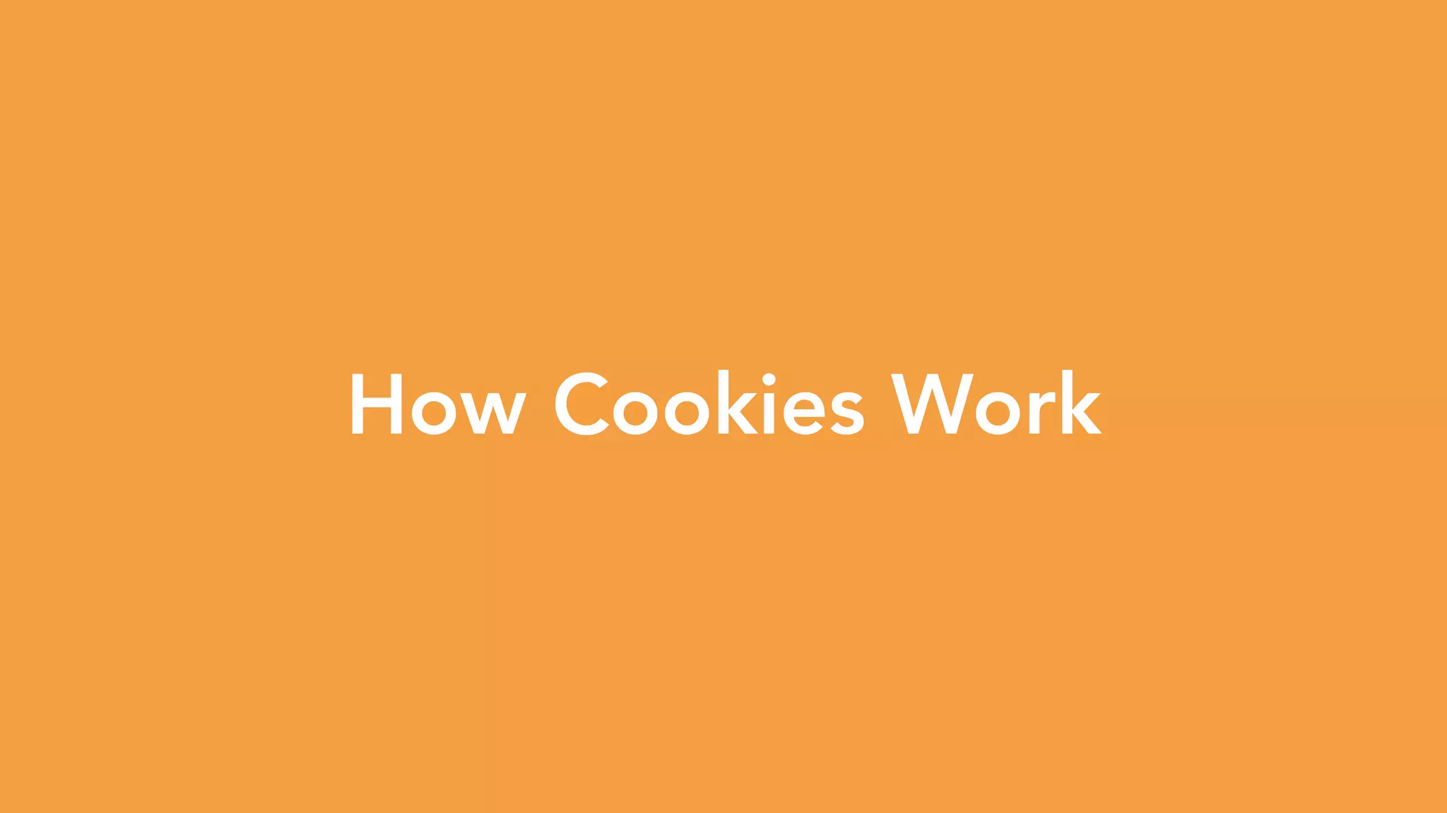 How Cookies Work
 