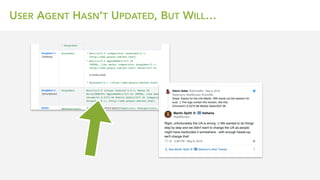 USER AGENT HASN’T UPDATED, BUT WILL…
 