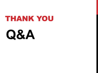 THANK YOU
Q&A
 