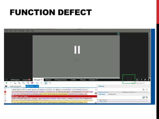 FUNCTION DEFECT
 