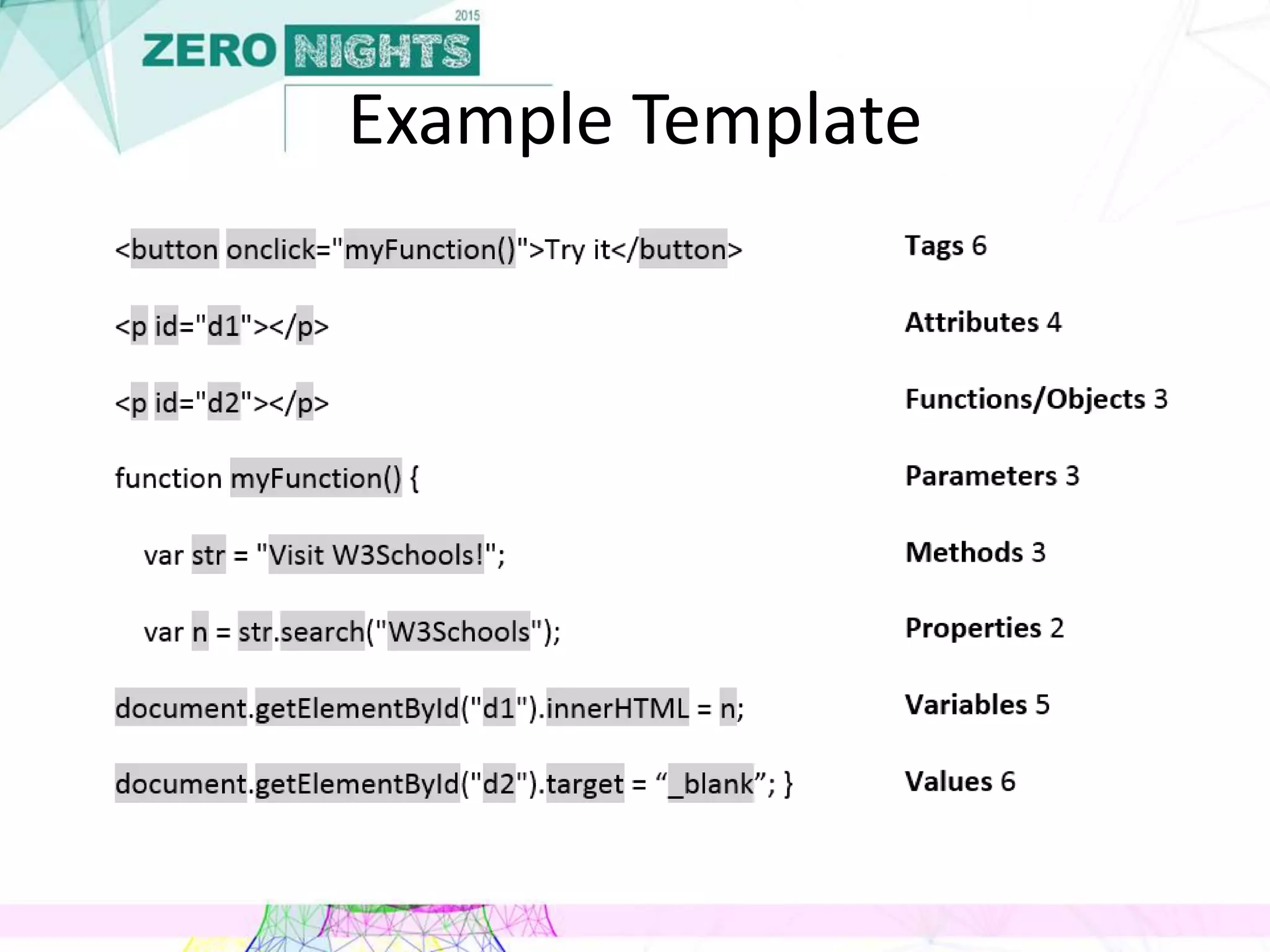 Example Template
 