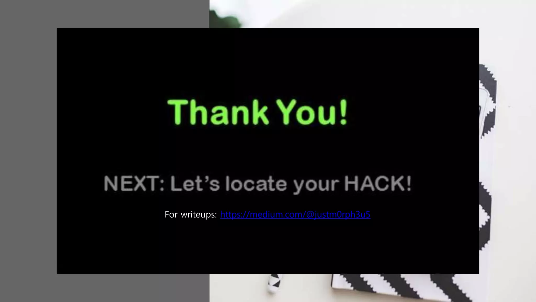 For writeups: https://medium.com/@justm0rph3u5
 