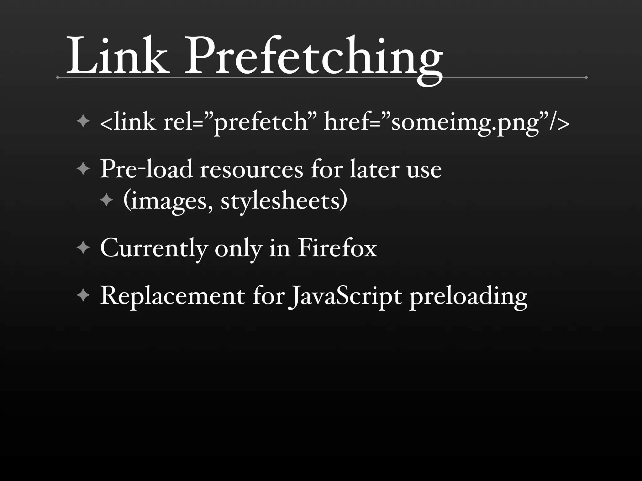 Performance Improvements in Browsers