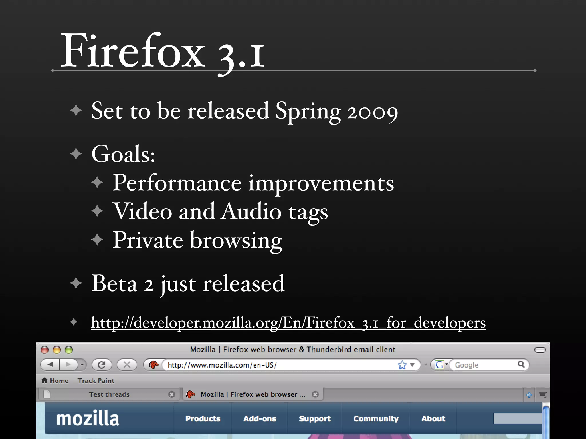 Performance Improvements in Browsers