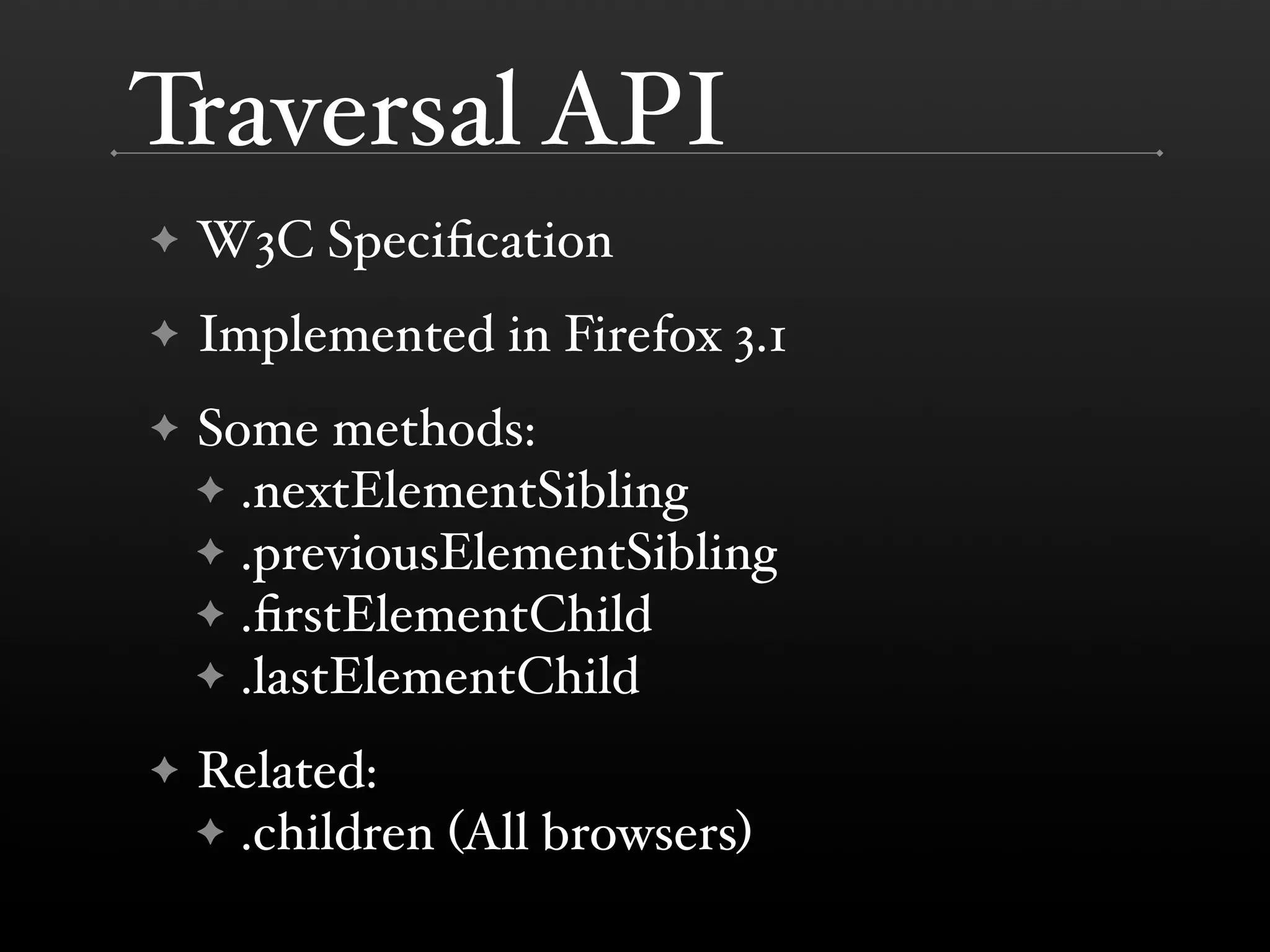 Performance Improvements in Browsers