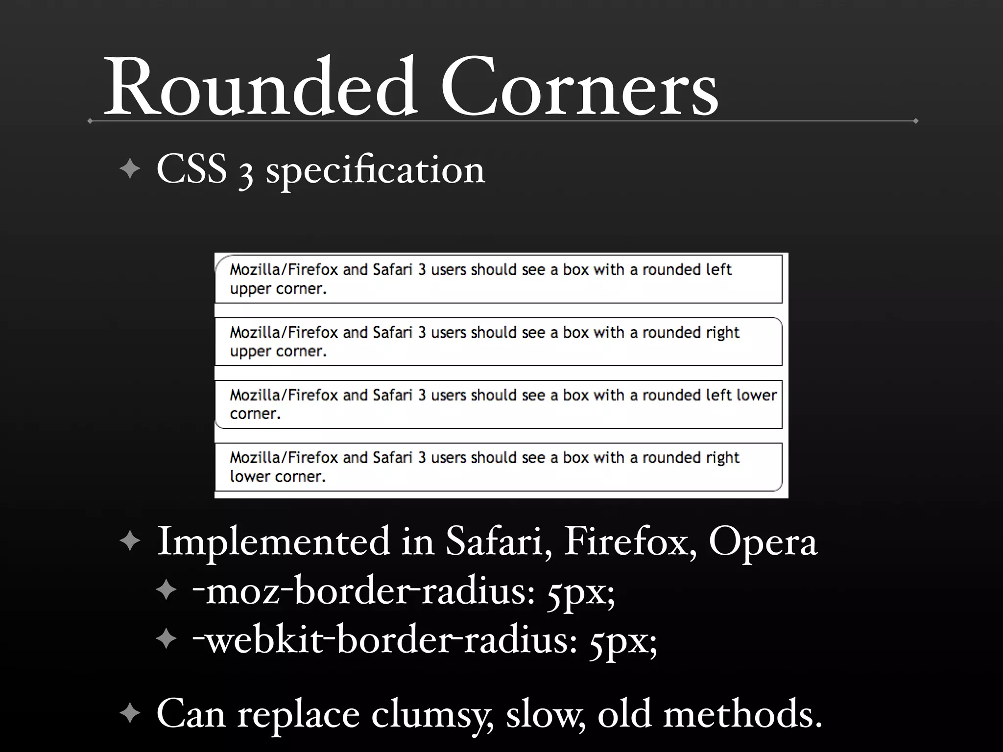 Performance Improvements in Browsers