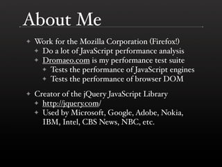 Performance Improvements in Browsers