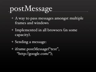 Performance Improvements in Browsers