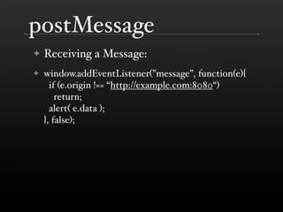 Performance Improvements in Browsers