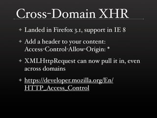 Performance Improvements in Browsers