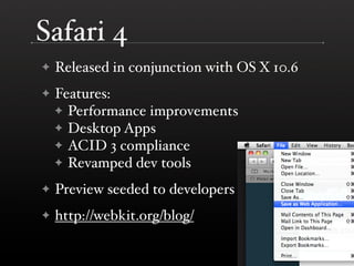 Performance Improvements in Browsers