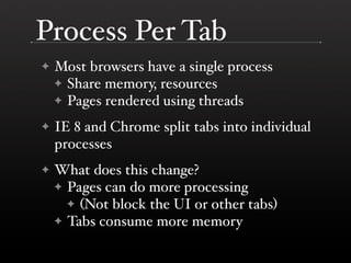 Performance Improvements in Browsers