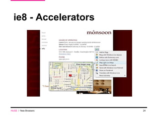 ie8 - Accelerators HUGE   /  New Browsers 