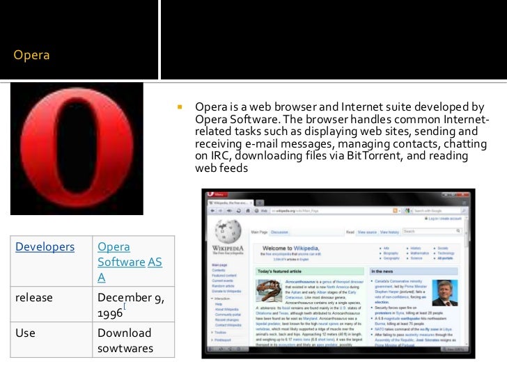 is opera web browser good is opera web browser good