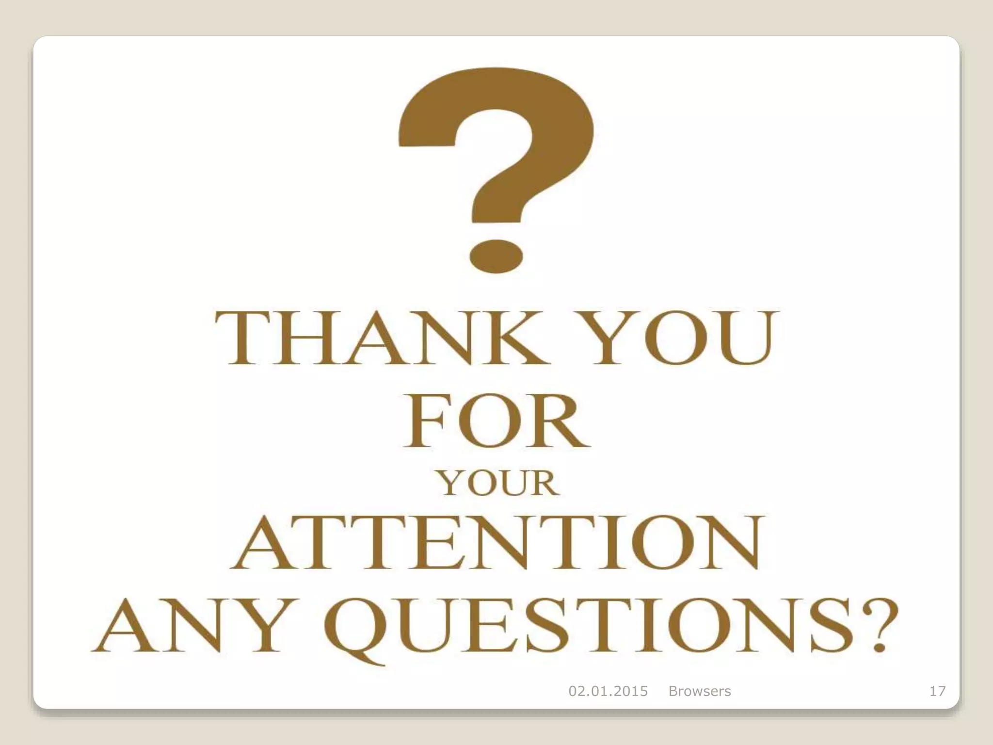 02.01.2015 Browsers 17
 
