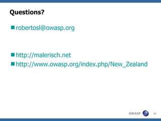 Questions? ,[object Object],[object Object],[object Object]