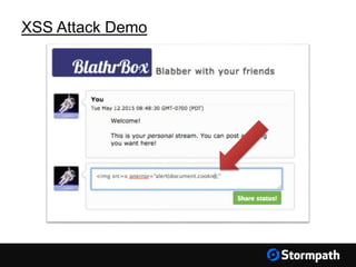 XSS Attack Demo
 