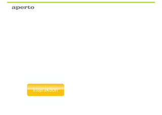 Interaktion
 