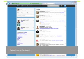 Twitter Internet Explorer 8


Berlin / 2010 / Aperto stellt sich vor   57
 