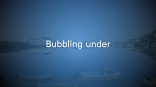 Bubbling under
 