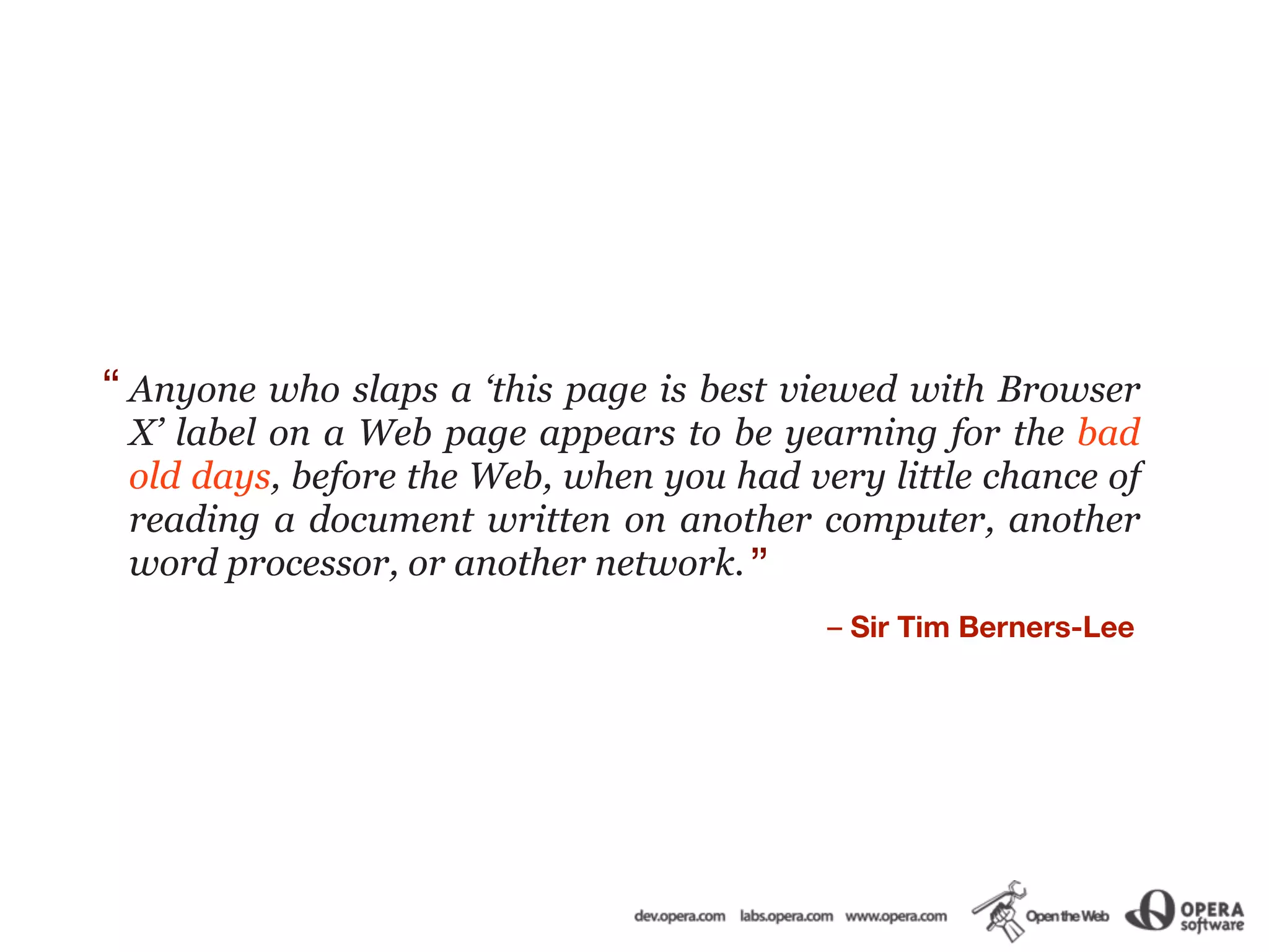 Browser War 2: Standards strikes back