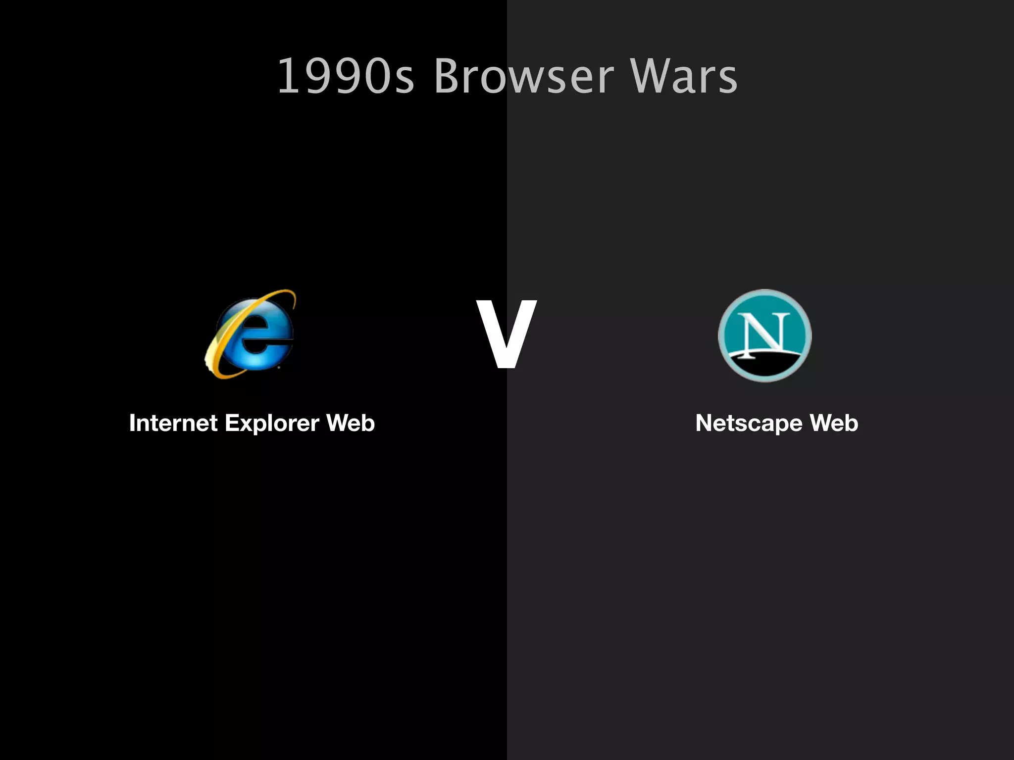 Browser War 2: Standards strikes back