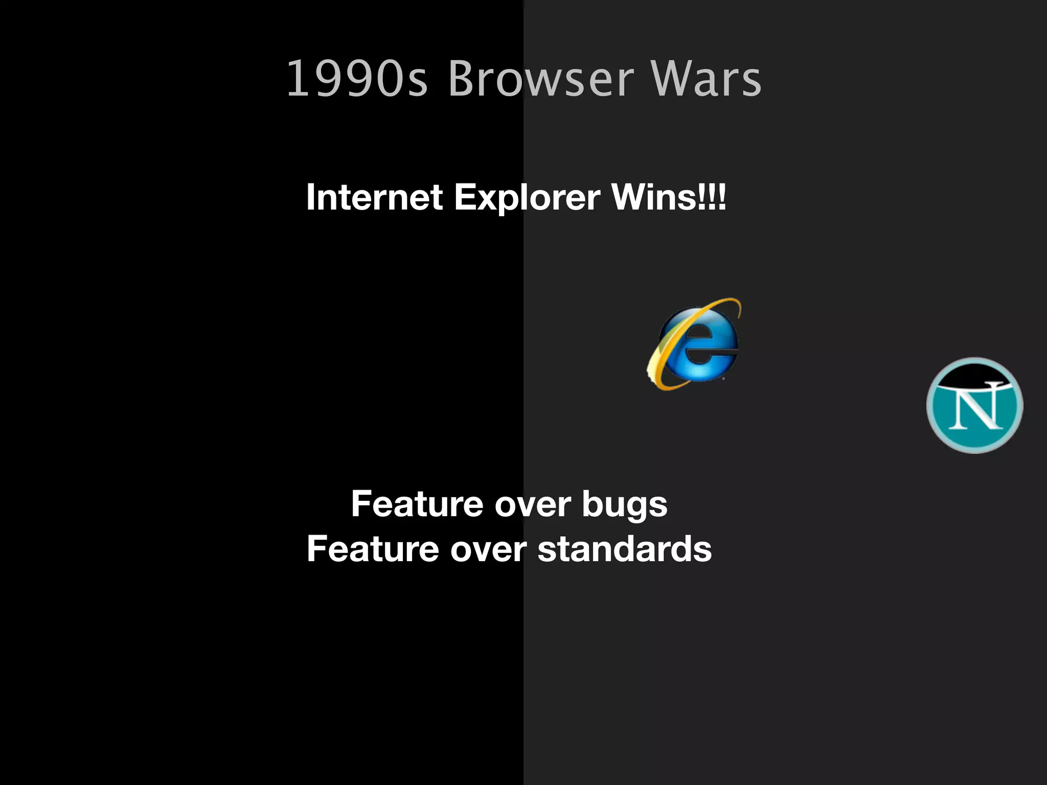 Browser War 2: Standards strikes back
