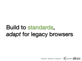 Browser War 2: Standards strikes back