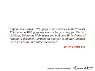 Browser War 2: Standards strikes back