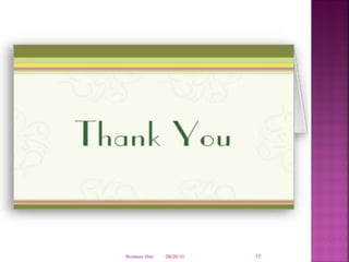 08/26/10 Browser War 