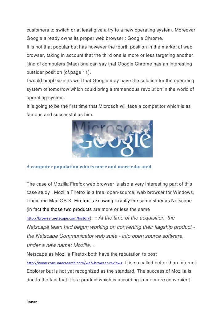 Browser Wars Explorer versus Netscape