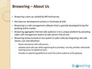 Browzring – About UsBrowzring a start-up  backed by NRI technocrats 