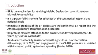 Raising the visibility of livestock in African Policy Dialogue