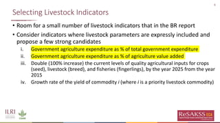 Raising the visibility of livestock in African Policy Dialogue
