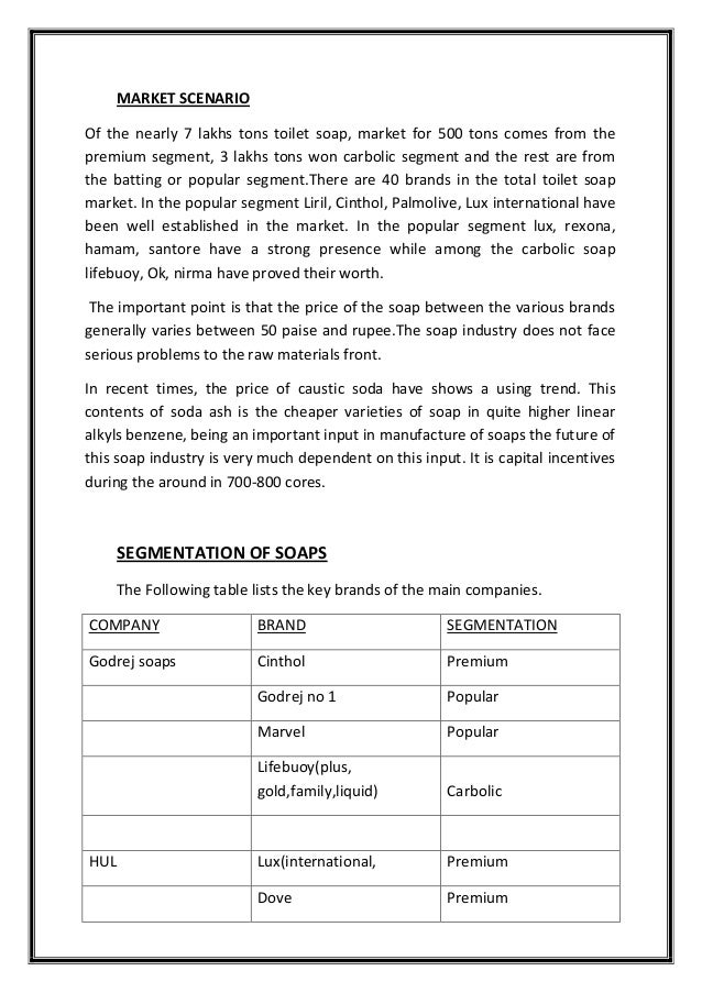 market segmentation of dove soap market segmentation of dove soap