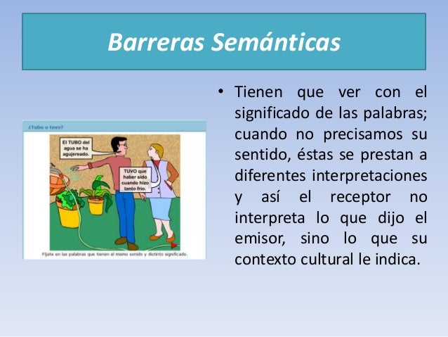 Barreras de la comunicacion